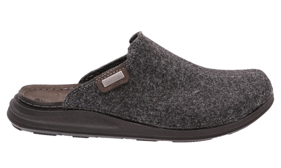 Kapcie męskie klapki profilaktyczne Filcowe na rzep