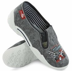 Kapcie dziecięce obuwie tekstylne na gumce