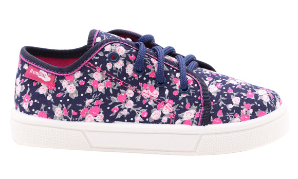 Kapcie dziecięce obuwie tekstylne trampki sznurowane