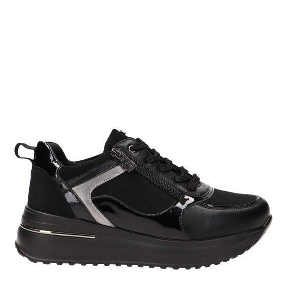 Obuwie damskie sportowe sneakers na suwak
