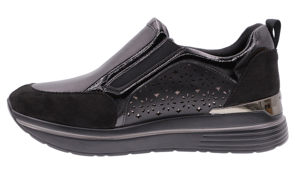 Obuwie damskie sportowe sneakers na suwak