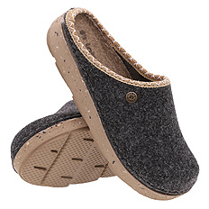 Kapcie damskie wygodne obuwie domowe Filc