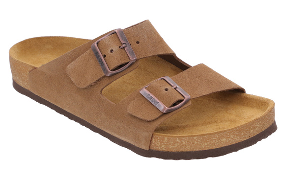 Klapki męskie casual profilaktyczne regulowane