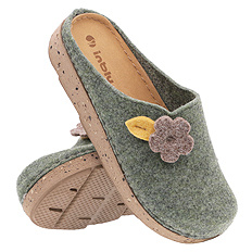 Kapcie damskie obuwie domowe filcowe