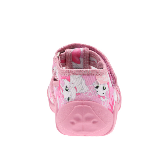 kapcie dziecięce obuwie tekstylne na rzep