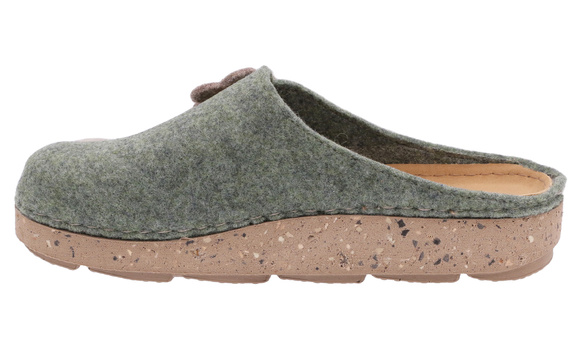 Kapcie damskie obuwie domowe filcowe