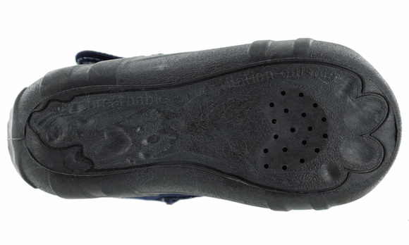 kapcie dziecięce obuwie tekstylne na rzep