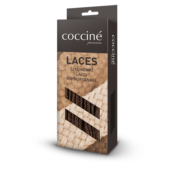 COCCINE Sznurowadła okrągłe do obuwia codziennego 120 cm