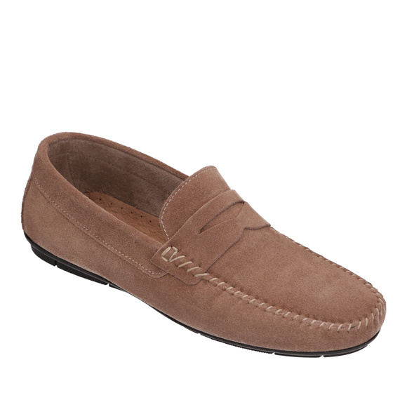 Obuwie męskie półbuty mokasyny skórzane