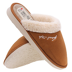 Kapcie damskie obuwie domowe ocieplane