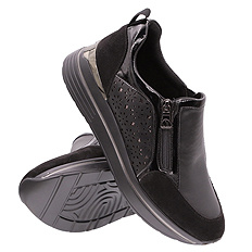 Obuwie damskie sportowe sneakers na suwak