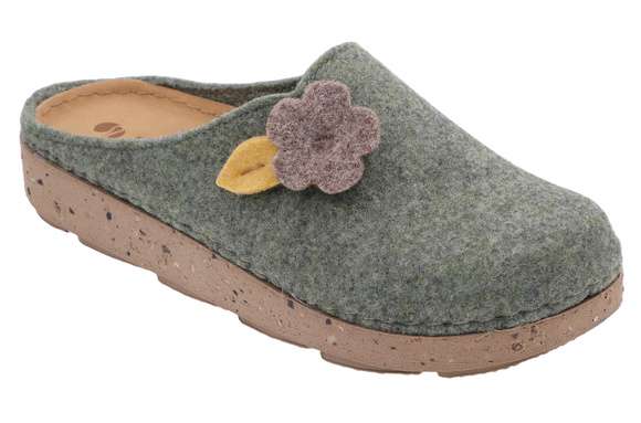 Kapcie damskie obuwie domowe filcowe