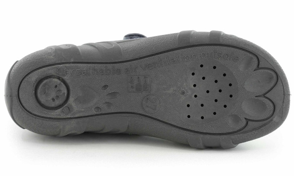 Kapcie dziecięce tekstylne sandałki na rzepy