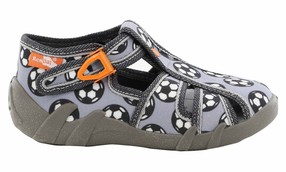 kapcie dziecięce obuwie tekstylne na rzep