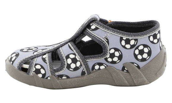 kapcie dziecięce obuwie tekstylne na rzep