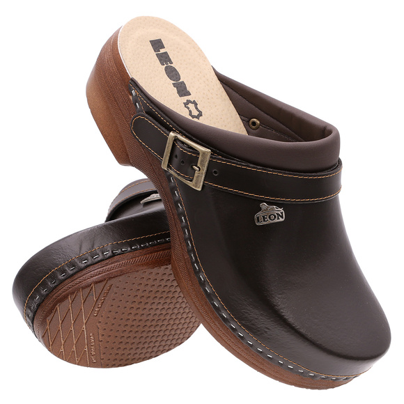 Klapki męskie medyczne profilaktyczne wysokie z paskiem