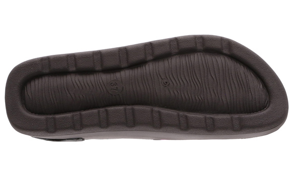 Klapki damskie regulowane z wkładką GEL