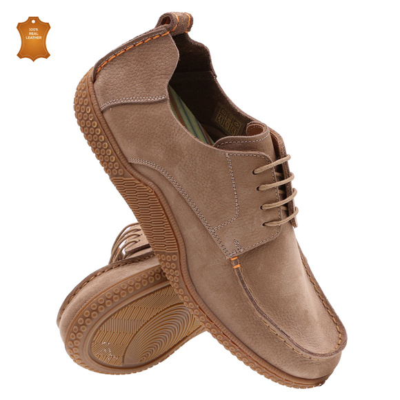 Obuwie męskie półbuty mokasyny sznurowane